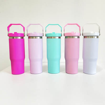 Sublimation Tumbler with handle 30 oz