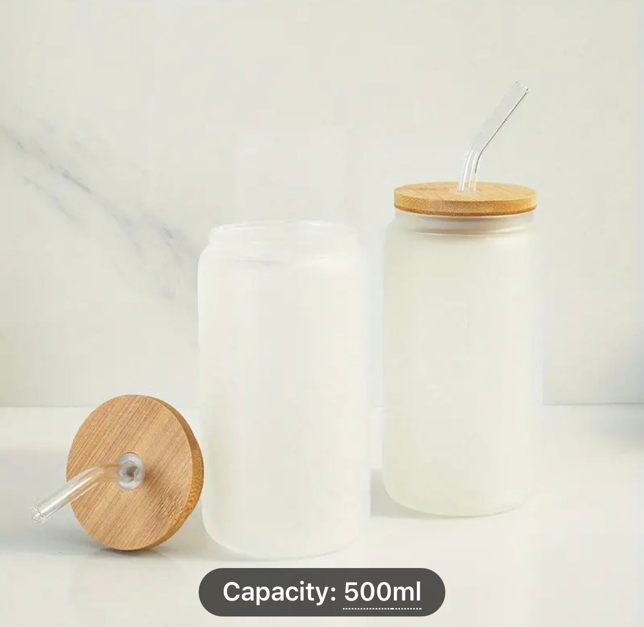 Sublimation Glass Cups 16 oz