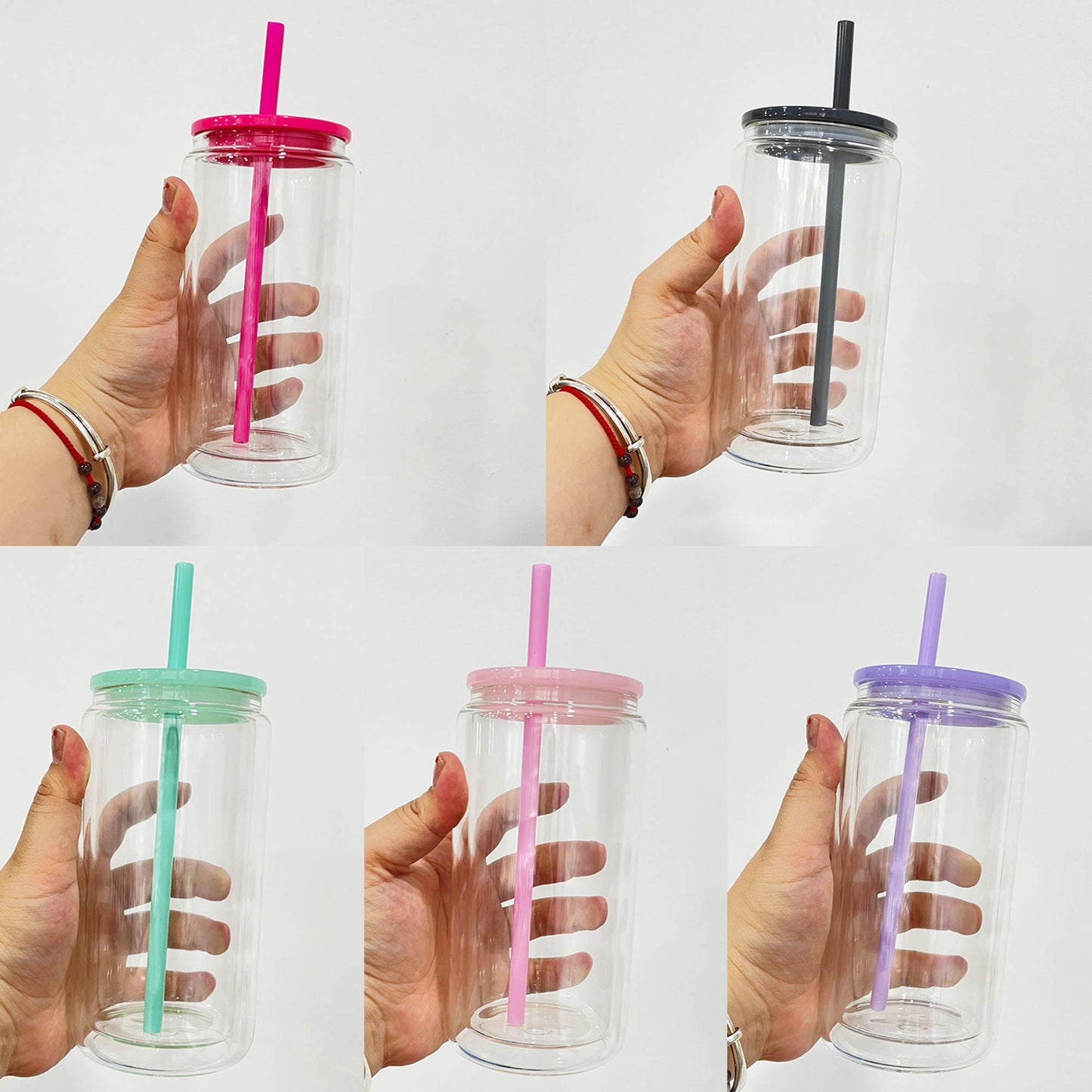 Snow Globe with plastic lids