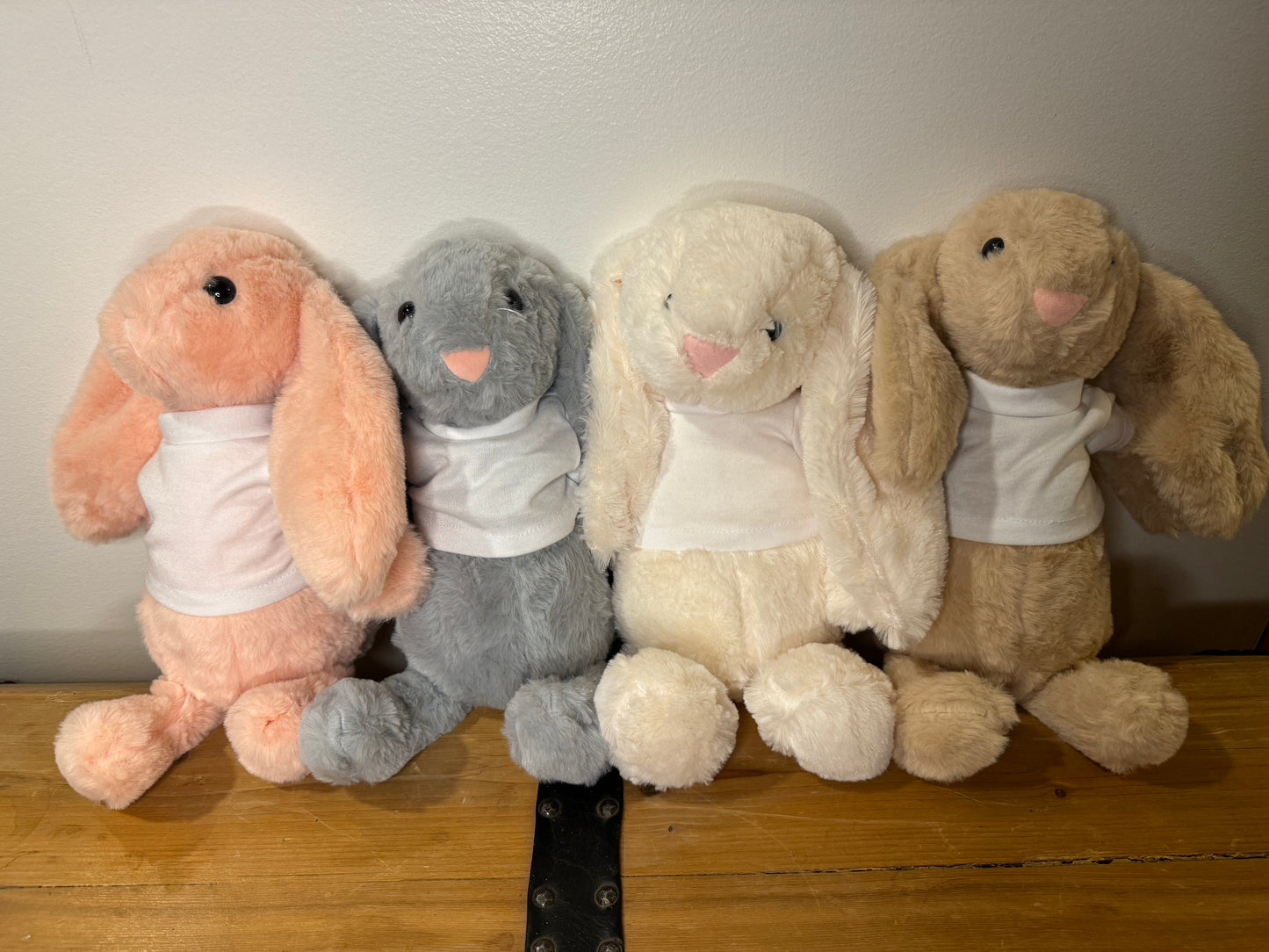 Plush Easter Bunny with Tshirt Blanks