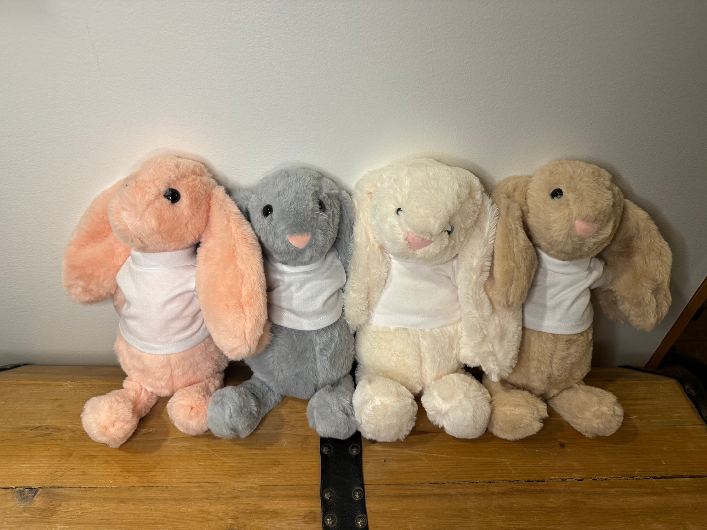 Plush Easter Bunny with Tshirt Blanks