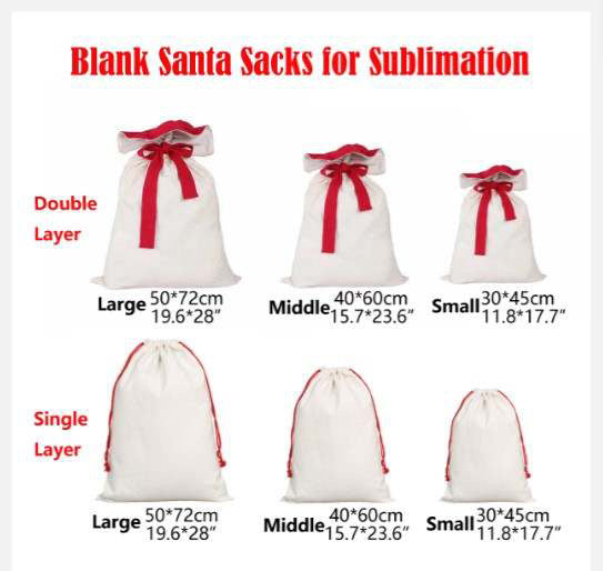 Sublimation Large Draw String Bag