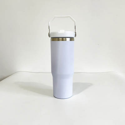 Sublimation Tumbler with handle 30 oz