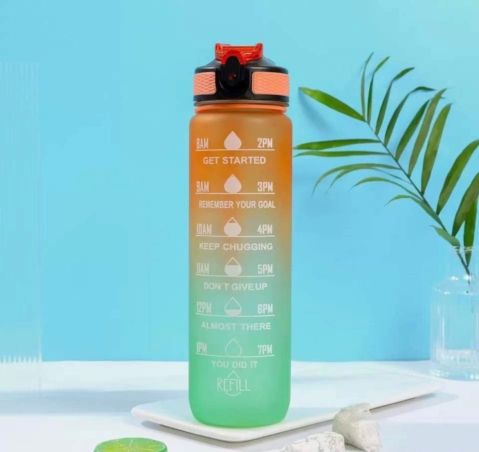 Motivational Plastic Sport Water Bottle 1 litre