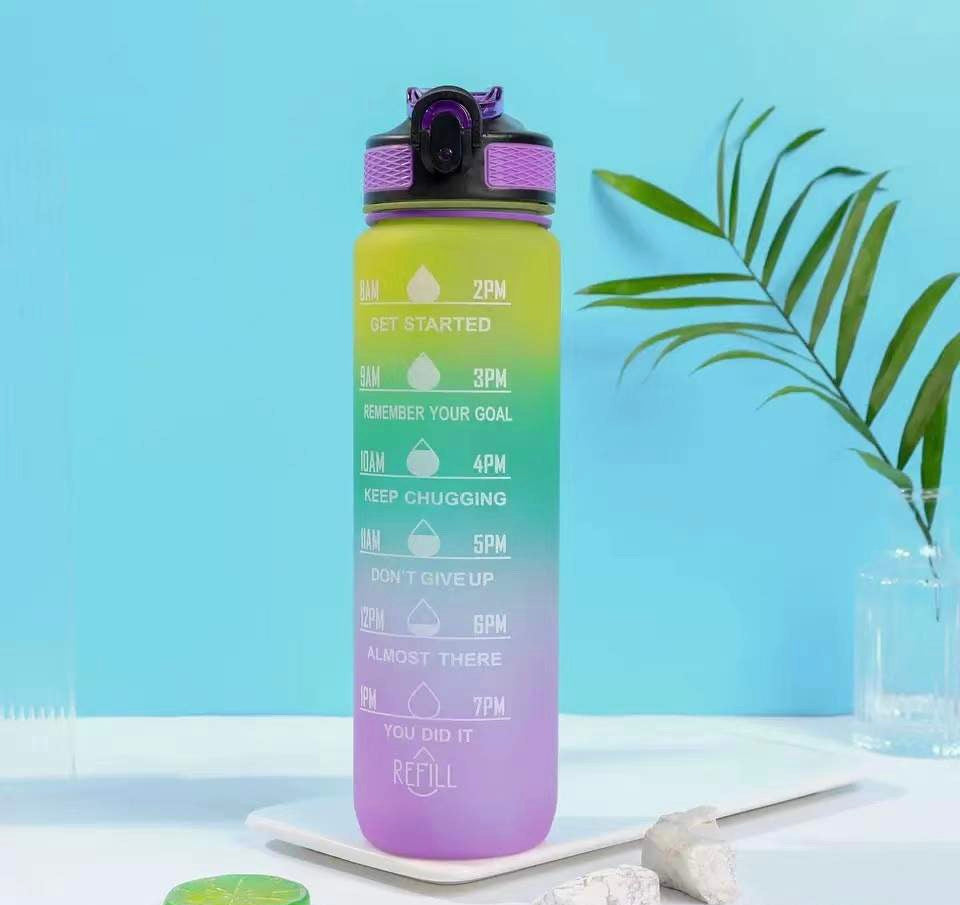 Motivational Plastic Sport Water Bottle 1 litre
