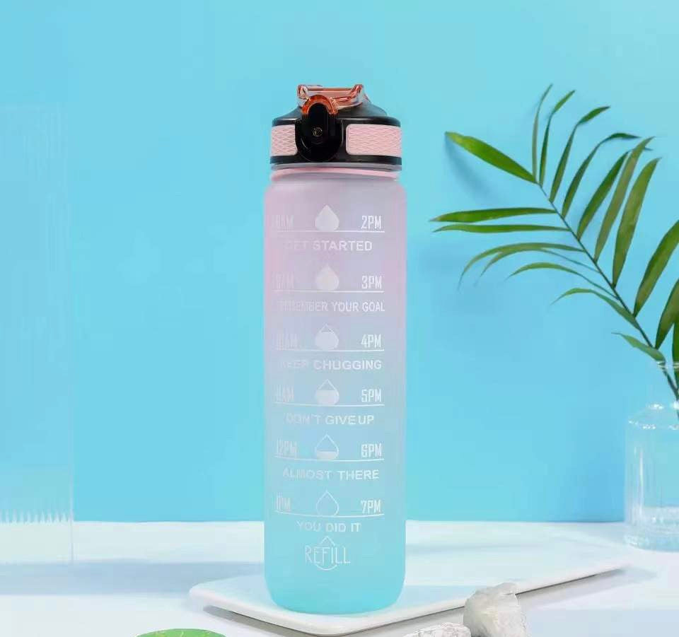 Motivational Plastic Sport Water Bottle 1 litre