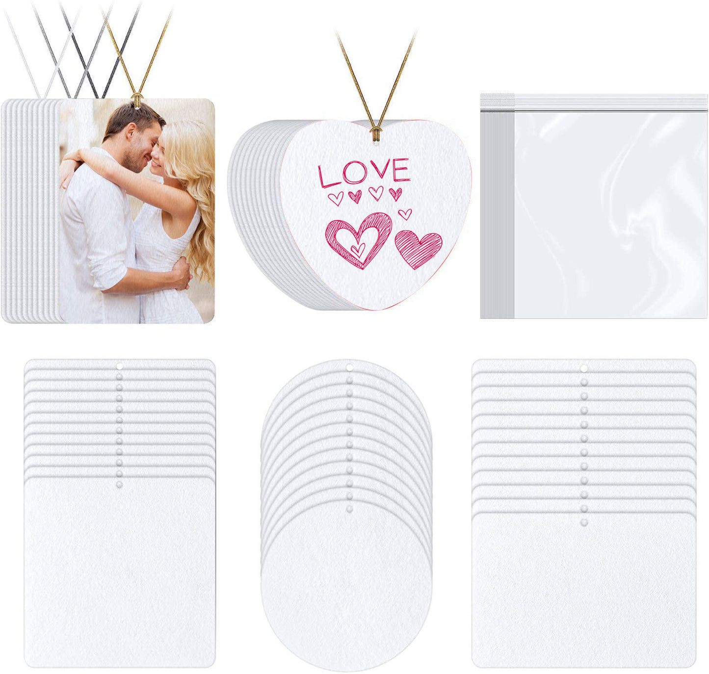Sublimation Airfreshener Blanks ( No Scent )