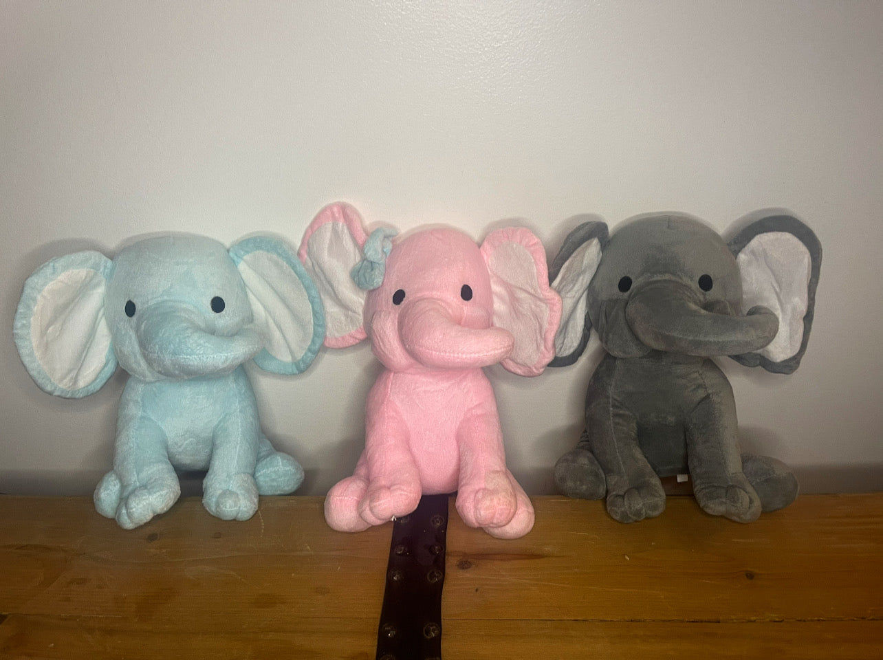Plush toy Baby Birth Stat Elephants Blanks