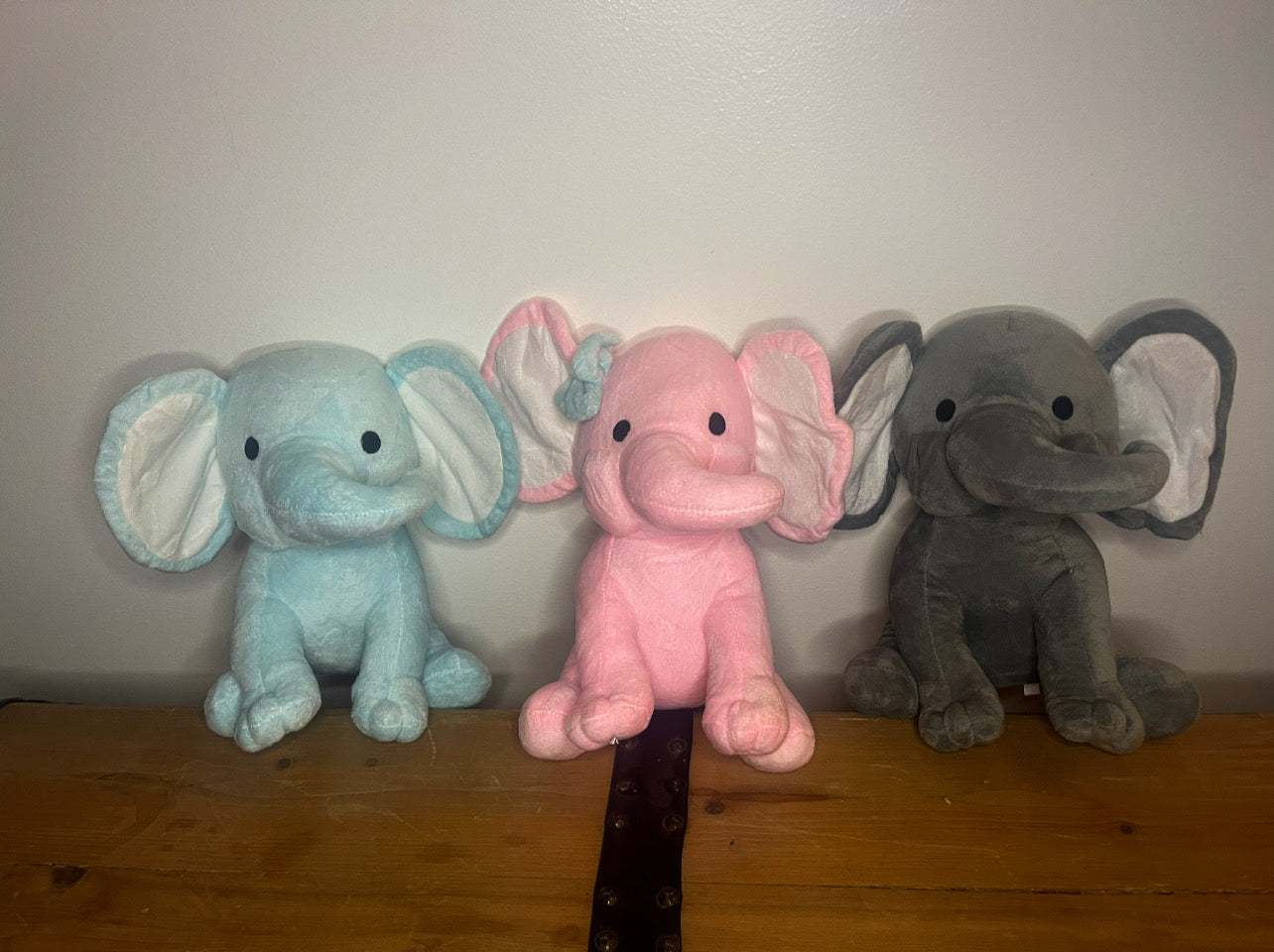 Plush toy Baby Birth Stat Elephants Blanks