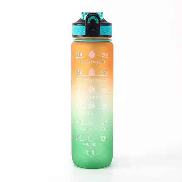 Motivational Plastic Sport Water Bottle 1 litre