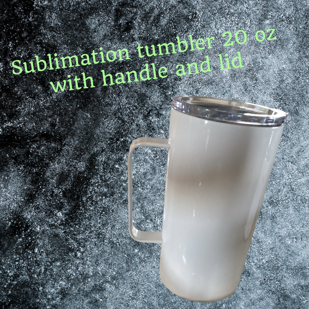 Sublimation Fatty Tumbler With Lid and Handle 22 oz