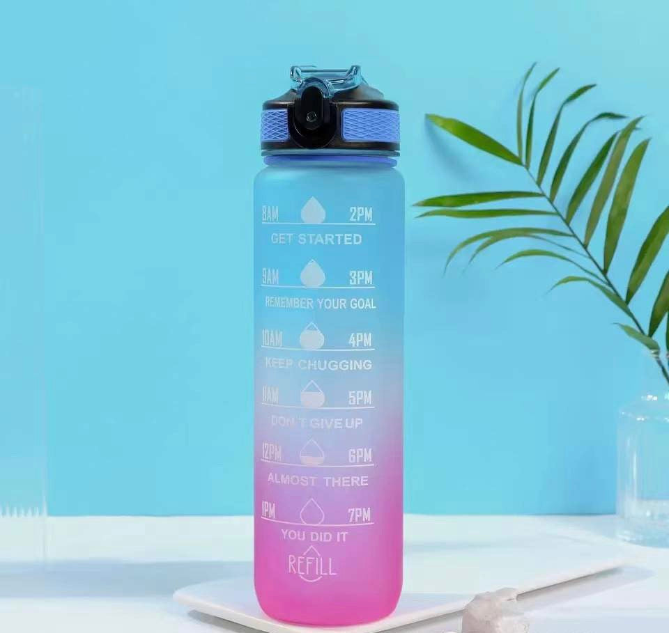 Motivational Plastic Sport Water Bottle 1 litre