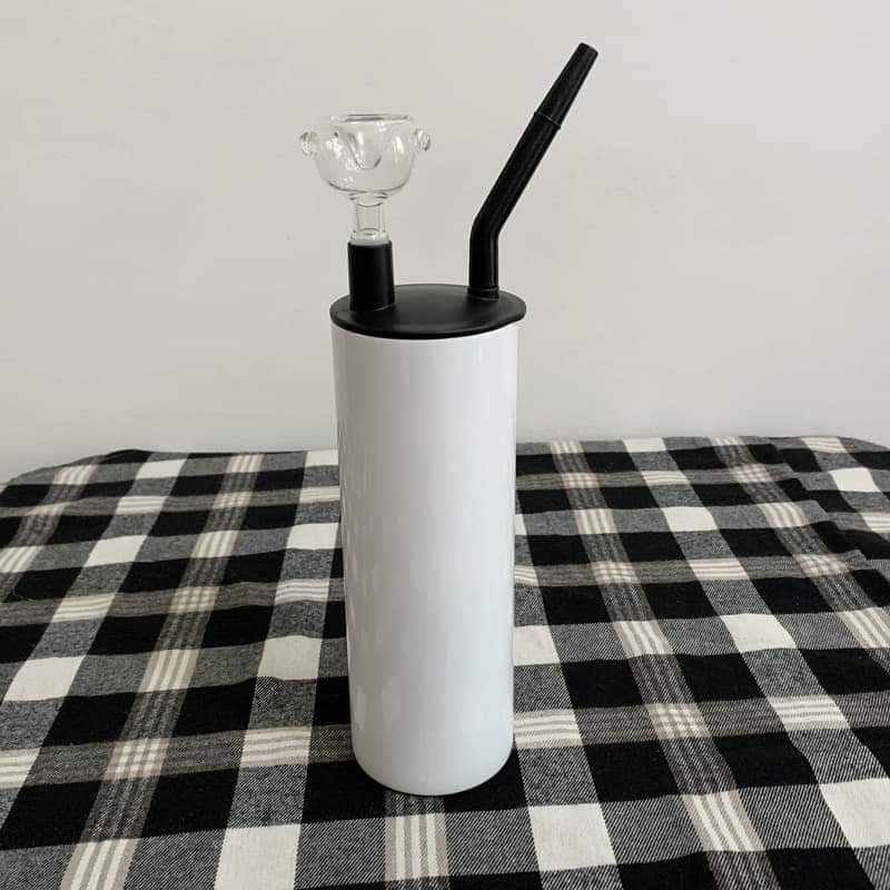 Sublimation Tumbler with Smoking Lid or Hookah Tumbler