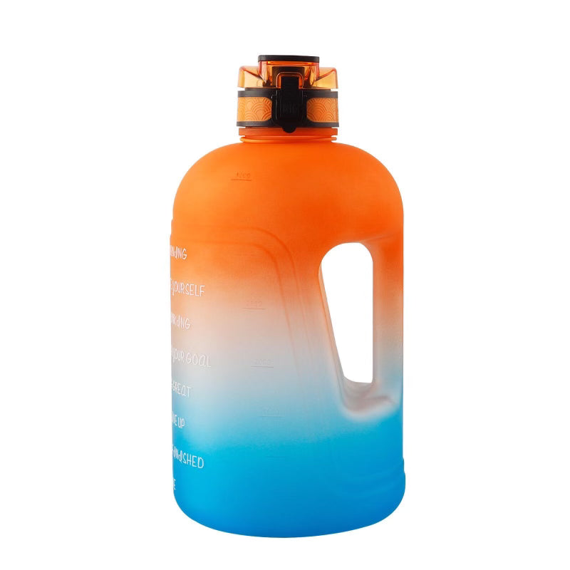 Motivational Plastic Sport Water Bottle 1 gallon